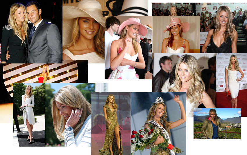 Jennifer Hawkins Gallery  -  only one facial expression